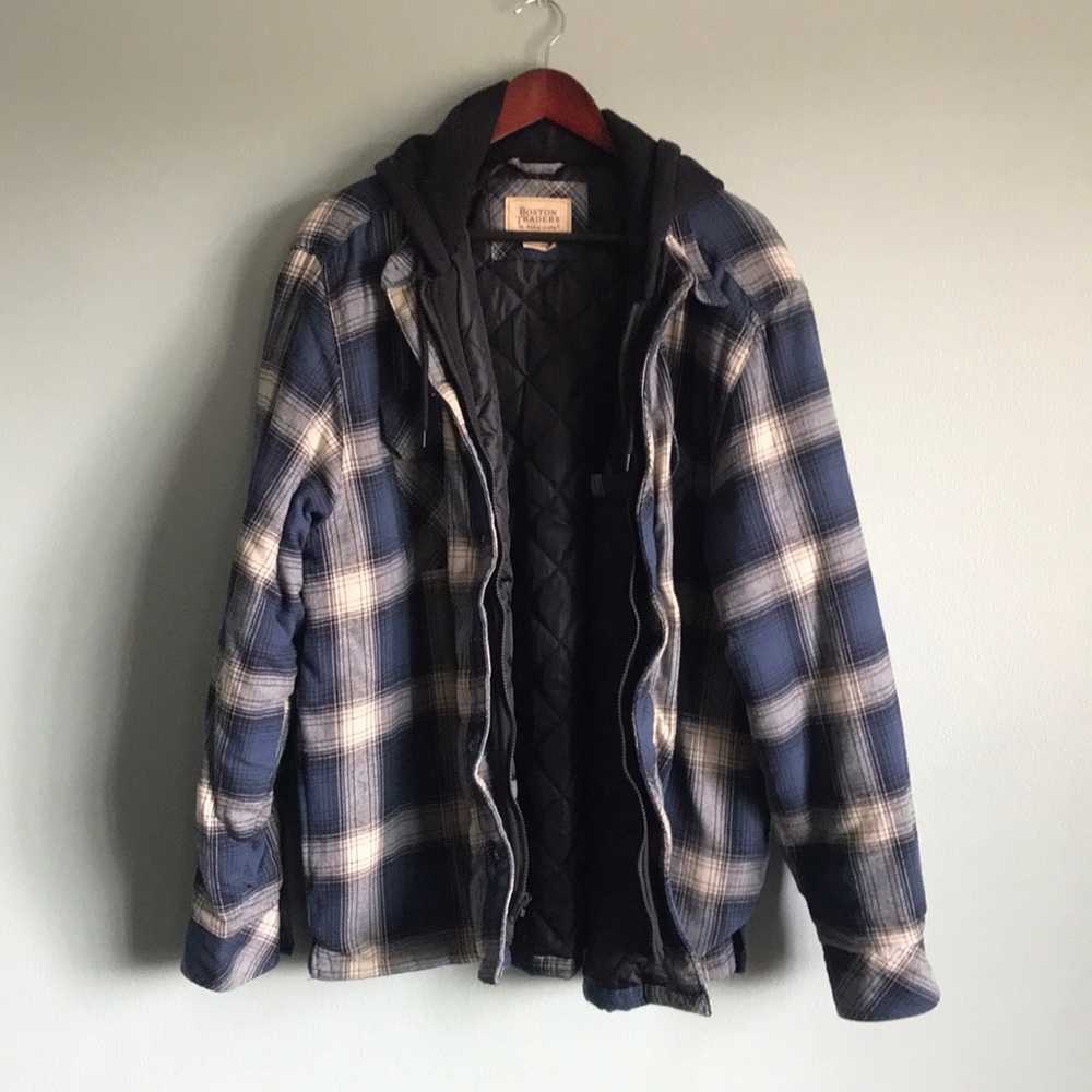 Boston Traders heavy flannel with hood